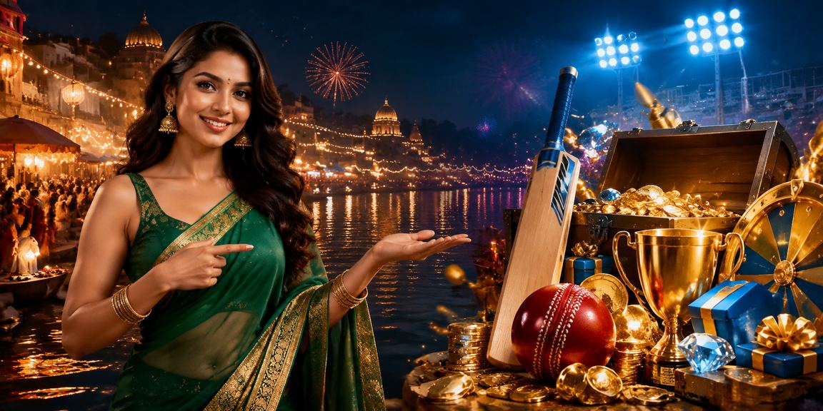 Indian woman using mobile for cricket betting